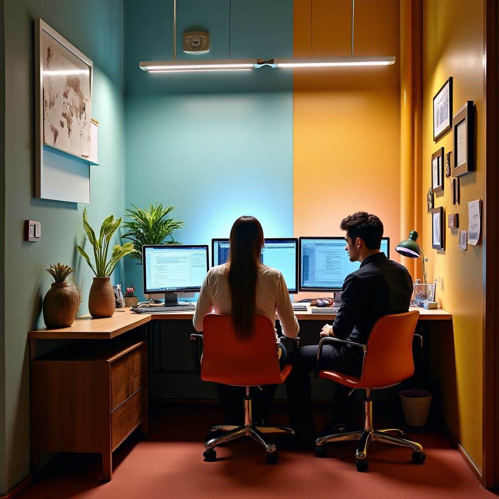Fundadores de FinPlanAR en la primera oficina