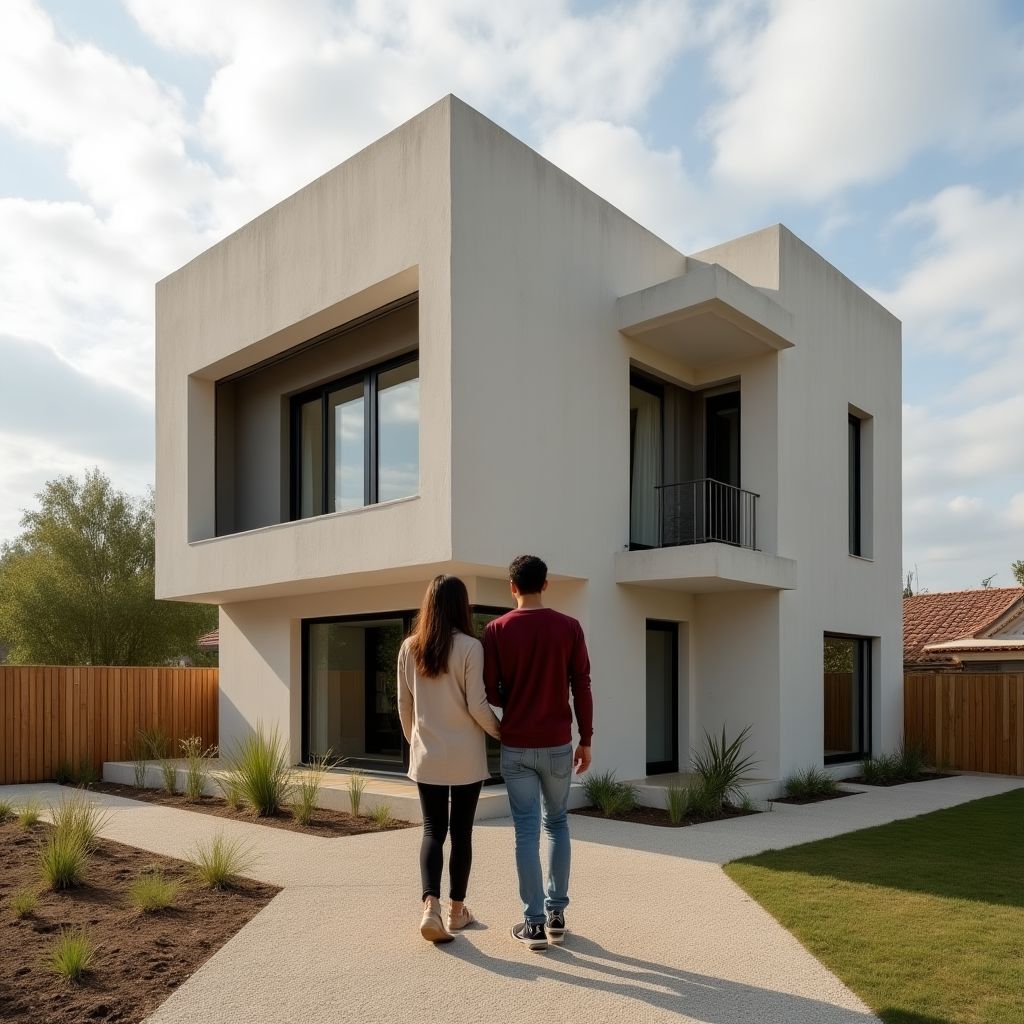 Pareja joven que logró comprar su vivienda